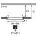 Paulmann Vestavný panel LED hranaté 12W 2700K Chrom mat IP44 920.80 P 92080