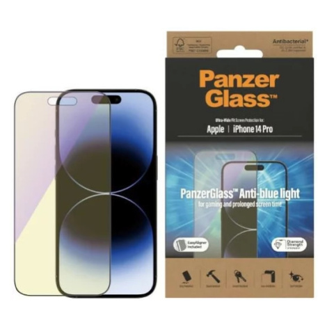 Ochranné sklo PanzerGlass Ultra-Wide Fit iPhone 14 Pro 6,1" Screen Protection Antibacterial Easy