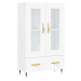 vidaXL Skříň highboard bílá 69,5 x 31 x 115 cm kompozitní dřevo