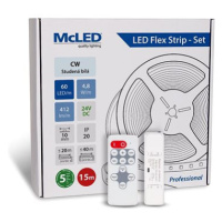 McLED Set LED pásek 15 m s ovladačem, CW, 4,8 W/m