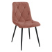 Ak furniture Prošívaná čalouněná židle Artis růžová