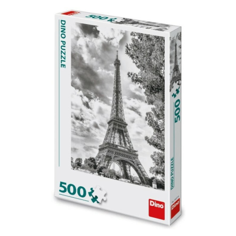 Puzzle Černobílá Eiffelova věž 500 dílků Dino