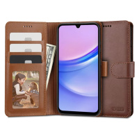 Pouzdro TECH-PROTECT WALLET GALAXY A15 4G / 5G BROWN (5906203690138)