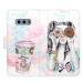 iSaprio flip pouzdro Donut Worry Girl pro Samsung Galaxy S10e