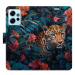 iSaprio Flip pouzdro Flower Jaguar 02 pro Xiaomi Redmi Note 12 5G