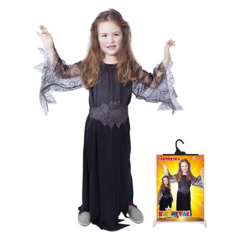 RAPPA Dětský kostým černá čarodějnice/Halloween (M) e-obal