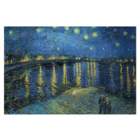 Plakát, Obraz - Starry Night over the Rhone, Vincent van Gogh, 91.5 × 61 cm