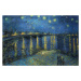 Plakát, Obraz - Starry Night over the Rhone, Vincent van Gogh, 91.5 × 61 cm