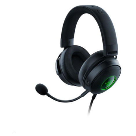 RAZER sluchátka Kraken V3 Hypersense, USB, černá