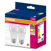 2PAK LED žárovka E27 A60 13W = 100W 1521lm 3000K Teplá 200° OSRAM VALUE