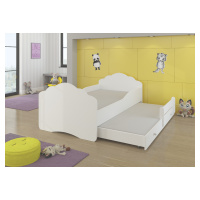Dětská postel s obrázky - čelo Casimo II Rozměr: 160 x 80 cm, Obrázek: Bílá