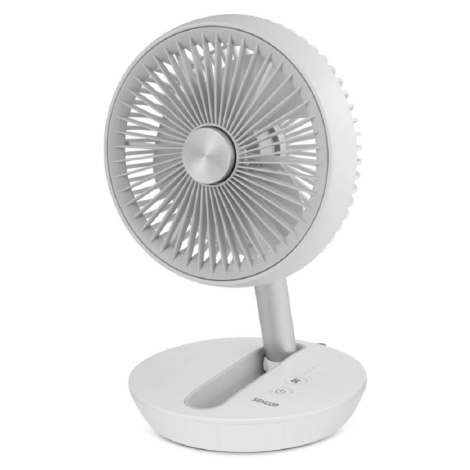 Sencor Stolní ventilátor Aku SFE 0773WH, bílý