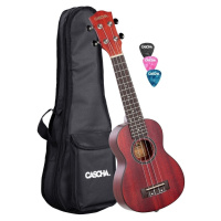 Cascha HH 2263 Premium Sopránové ukulele Červená