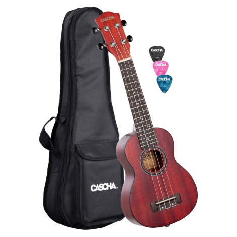 Cascha HH 2263 Premium Red Sopránové ukulele