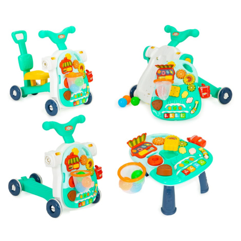 HUANGER Dětské chodítko 4v1 Fruits zelené