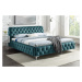 LuxD Designová postel Rococo 180 x 200 cm modrý samet