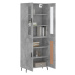 vidaXL Skříň highboard betonově šedá 69,5x34x180 cm kompozitní dřevo