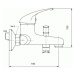 Novaservis Metalia 55024.0 ROZTEČ 100mm (55024,0)