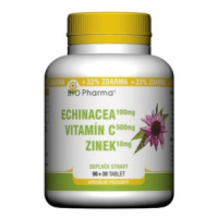 Echinacea 100mg + Vitamin C 500mg + Zinek 10mg 90+30 tablet