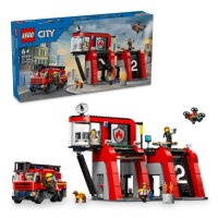 LEGO® City 60414 Hasičská stanice s hasičským vozidlem