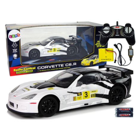 RC sportovní auto 1:18 Corvette bílá