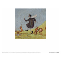 Umělecký tisk Sam Toft - Dancing With My Bird, 30x30 cm