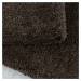 Ayyildiz koberce Kusový koberec Fluffy Shaggy 3500 brown kruh Rozměry koberců: 80x80 (průměr) kr