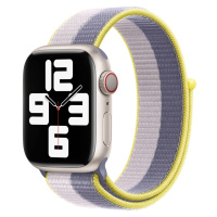 Apple Watch 41mm levandulově šedý / světle liliový provlékací sportovní řemínek Levandulově šedý