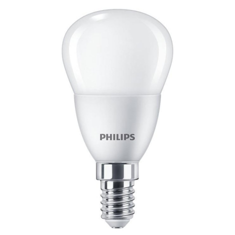 LED žárovka LED E14 7W = 60W 830lm 4000K Neutrální bílá Koule PHILIPS PHLED3621