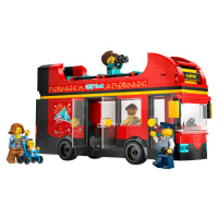 LEGO LEGO® City 60407 Červený dvoupodlažní vyhlídkový autobus