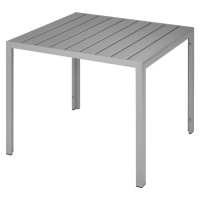 tectake 402954 zahradní stůl maren - stříbrná - stříbrná