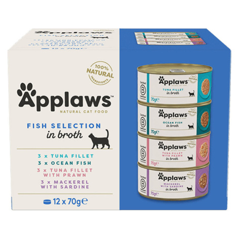 Applaws Cat Multipack Ryby konzerva 12x70 g