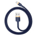 Kabel Baseus Cafule Lightning cable 1.5A 2m (Gold+Dark blue) (6953156290761)