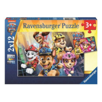 Ravensburger Tlapková patrola Puzzle: V akci 2x12 dílků