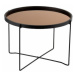 Odkládací kulatý kovový stolek Cofee - Ø59*45cm
