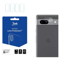 3MK ochranné sklo 7H na čočku fotoaparátu Google Pixel 7a 4 kusy