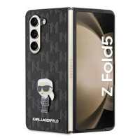 Pouzdro Karl Lagerfeld Saffiano Monogram Pro Samsung Galaxy Z Fold 5 Černé