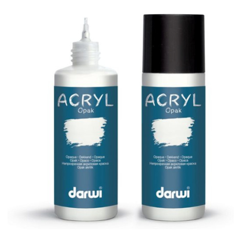 Akrylová barva DARWI ACRYL OPAK 80 ml, bílá krycí