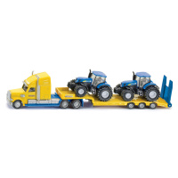 SIKU - Super - Tahač s vlekem a 2 traktory New Holland 1:87