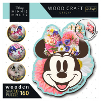 Trefl Dřevěné puzzle 160 dílků - Stylová Minnie Mouse
