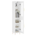 vidaXL Skříň highboard bílá 34,5 x 34 x 180 cm kompozitní dřevo