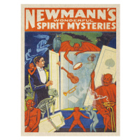Obrazová reprodukce Newmann's Wonderful Spirit Mysteries (Bold Retro), 30x40 cm