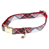 Nomad Tales Tartan: Obojek, vodítko, zásobník na sáčky, gumička - 20 % sleva - Velikost obojku S