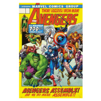 Plakát, Obraz - Avengers - 100th Issue, (61 x 91.5 cm)
