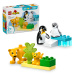 LEGO LEGO® DUPLO® 10442 Rodinky divokých zvířat: Tučňáci a lvi