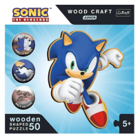 TREFL -  Dřevěné puzzle Junior 50 dílků - Smart Sonic