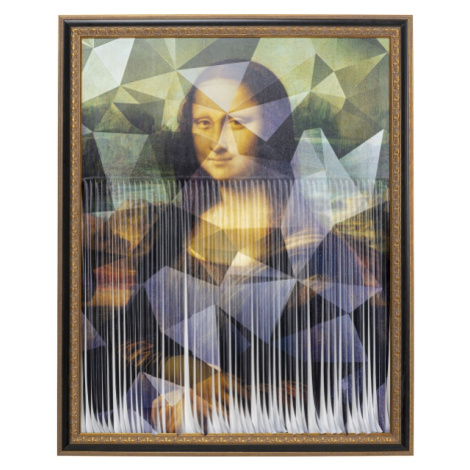Zarámovaný obraz Mona Lisa alá Banksy 163x130cm Kare Design