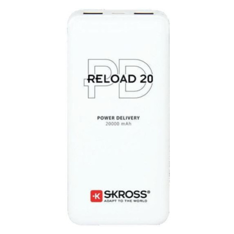 Skross powerbank Reload 20 PD, 20000mAh, USB A+C DN57-PD, bílý