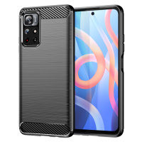 Carbon silikonové pouzdro na Xiaomi Poco M4 PRO 5G / Redmi Note 11s 5G Black