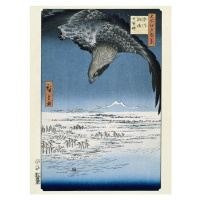 Umělecký tisk Hokusai - Fukagawa Susaki and Jumantsubo, Utagawa Hiroshige, (30 x 40 cm)